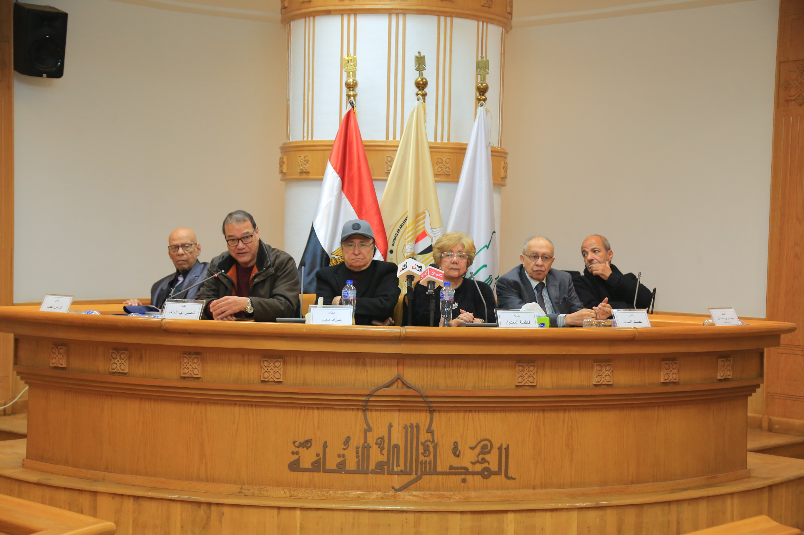 مهرجان المسرح العربي يجمع 5 قامات مسرحية في المؤتمر الصحفي الثاني بالمجلس الأعلي للثقافة (7)