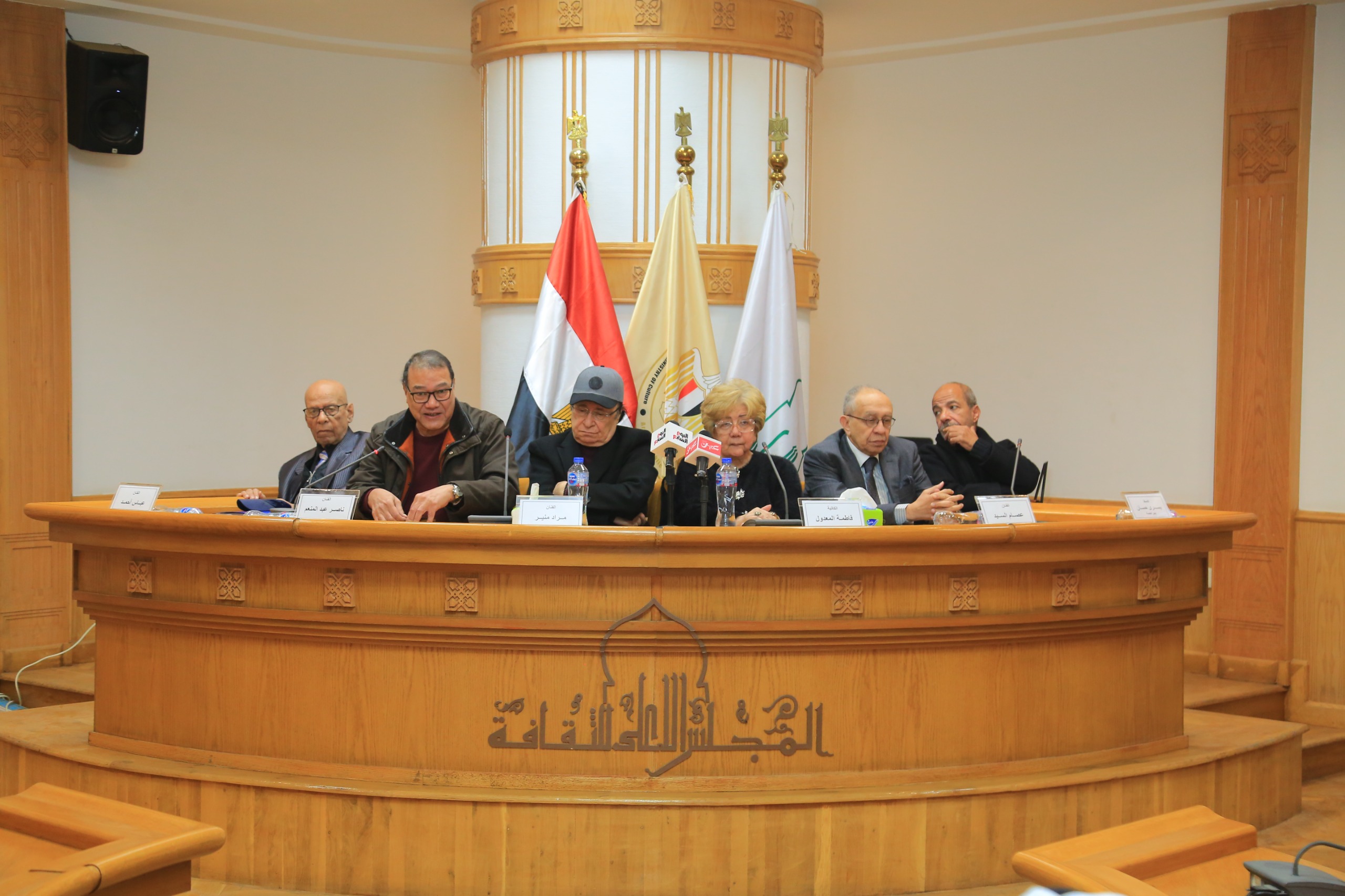 مهرجان المسرح العربي يجمع 5 قامات مسرحية في المؤتمر الصحفي الثاني بالمجلس الأعلي للثقافة (8)