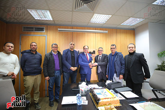 تكريم شريف سعيد في اليوم السابع