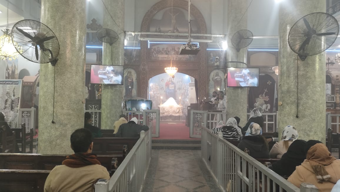 قداس عيد الميلاد بكنيسة أبي فام الجندي بالمراشدة في قنا 3 قداس عيد الميلاد بكنيسة أبي فام الجندي بالمراشدة في قنا 3