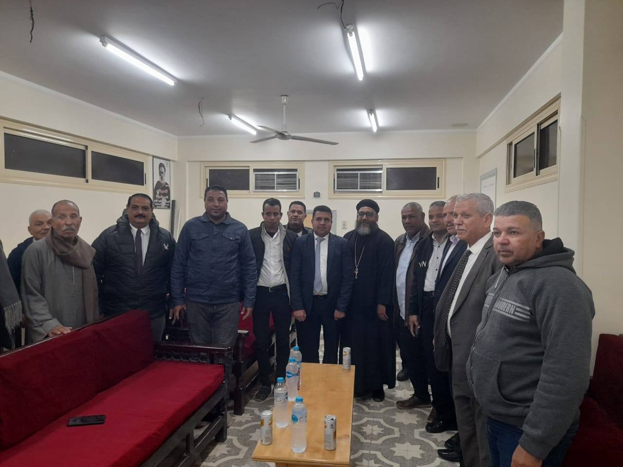 رئيس مدينة الطود يزور دير القديسين وكنيسة السيدة مريم العذراء للتهنئة بعيد الميلاد