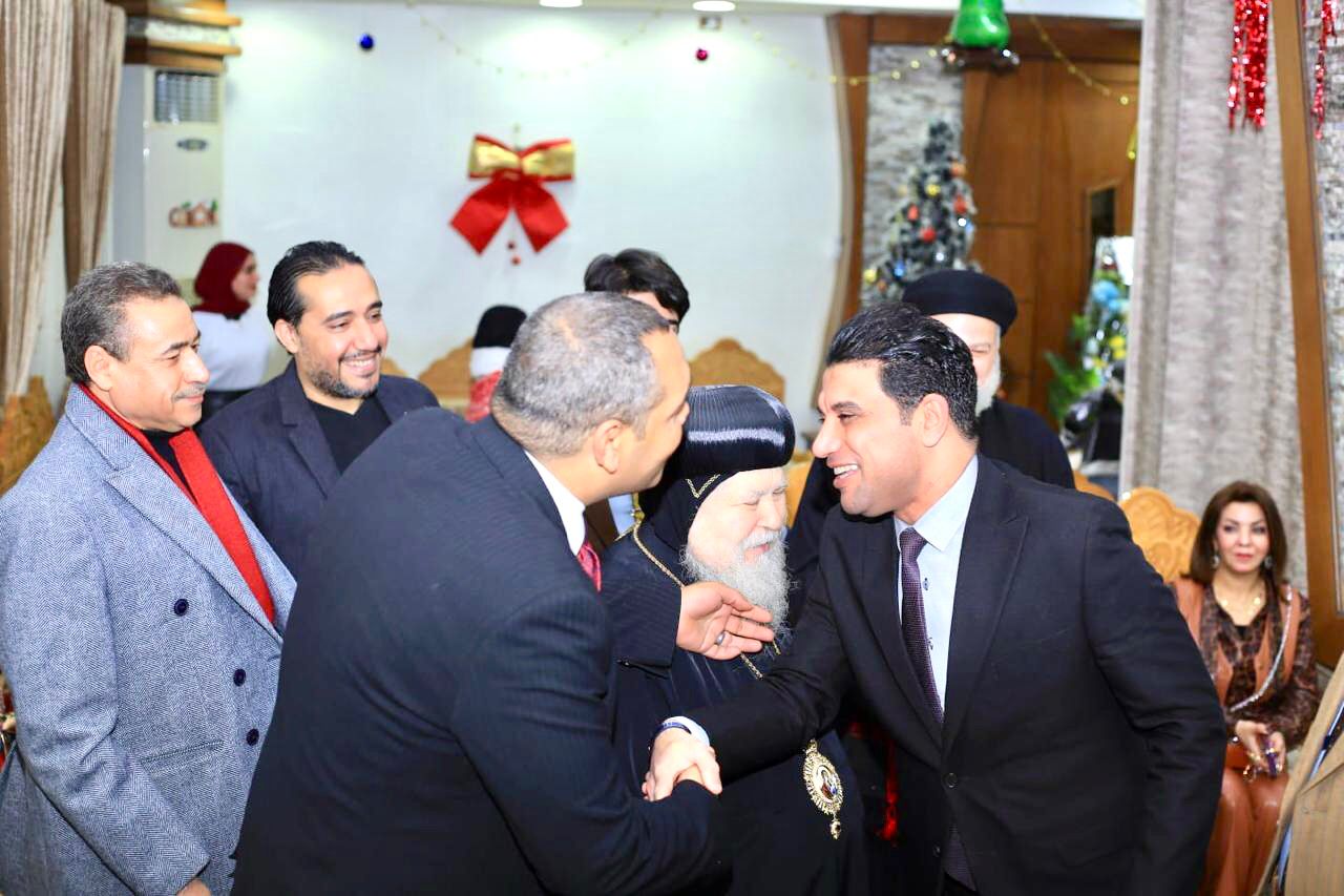 نائب محافظ سوهاج يهنئ الاقباط بعيد الميلاد نائب محافظ سوهاج يهنئ الاقباط بعيد الميلاد