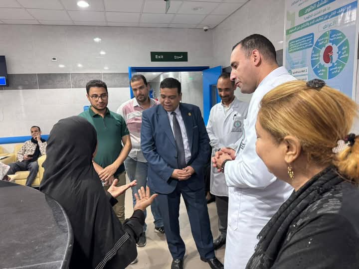 أحد منشآت الرعاية الصحية التي تخدم وسط أسوان