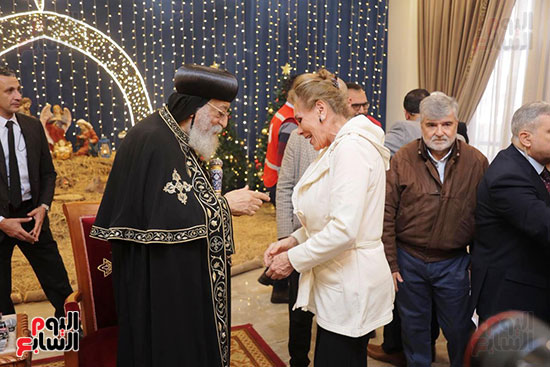 البابا تواضروس يستقبل الضيوف البابا تواضروس يستقبل الضيوف