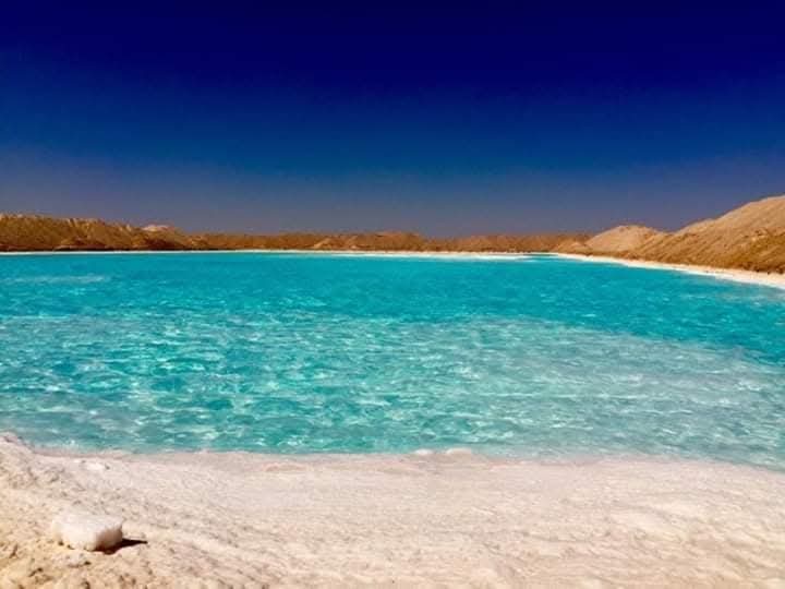 بحيرات الملح في واحة سيوة