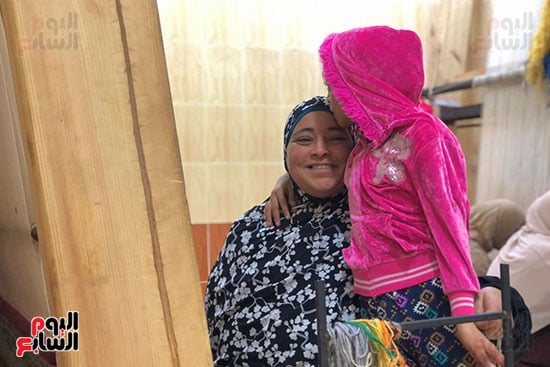 سعاد محمد وابنتها