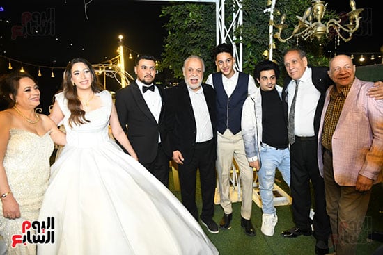 أشرف-زكى-يحضر-حفل-الزفاف-(1)