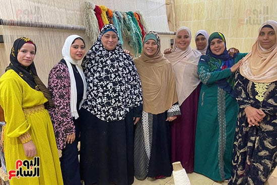 رائدات دهشور والزميلة مرام محمد