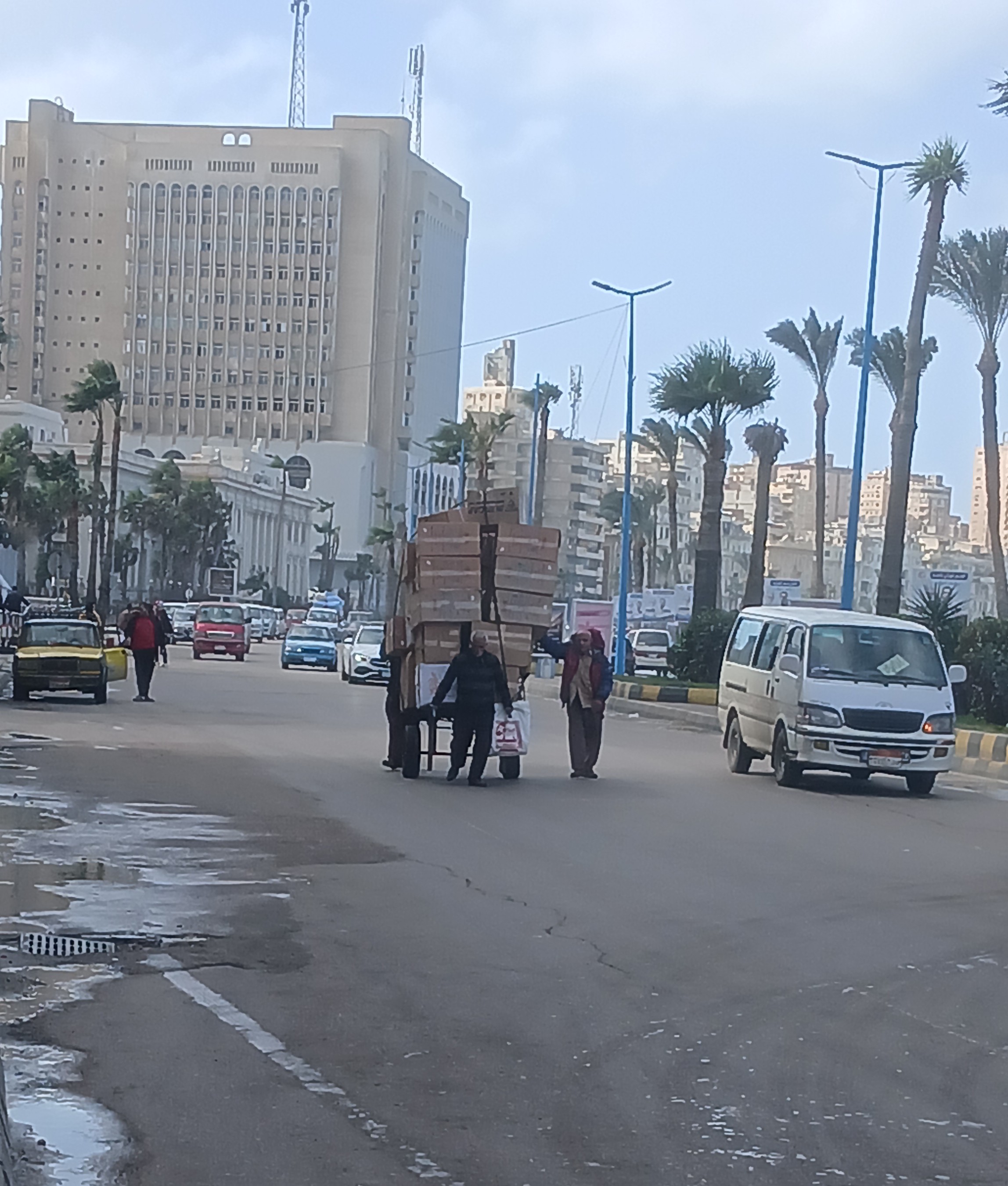 عمال التحميل في الإسكندرية