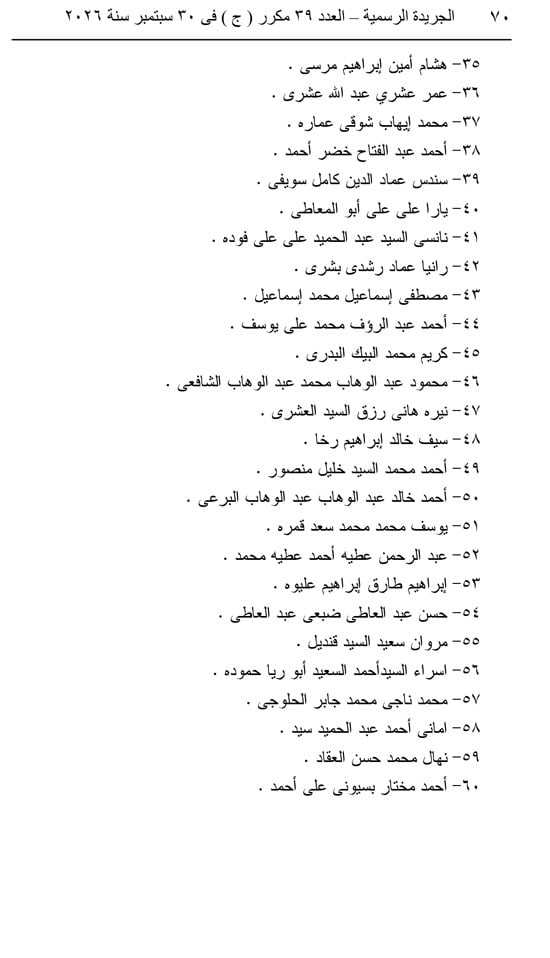 قرار جمهوري  (70)