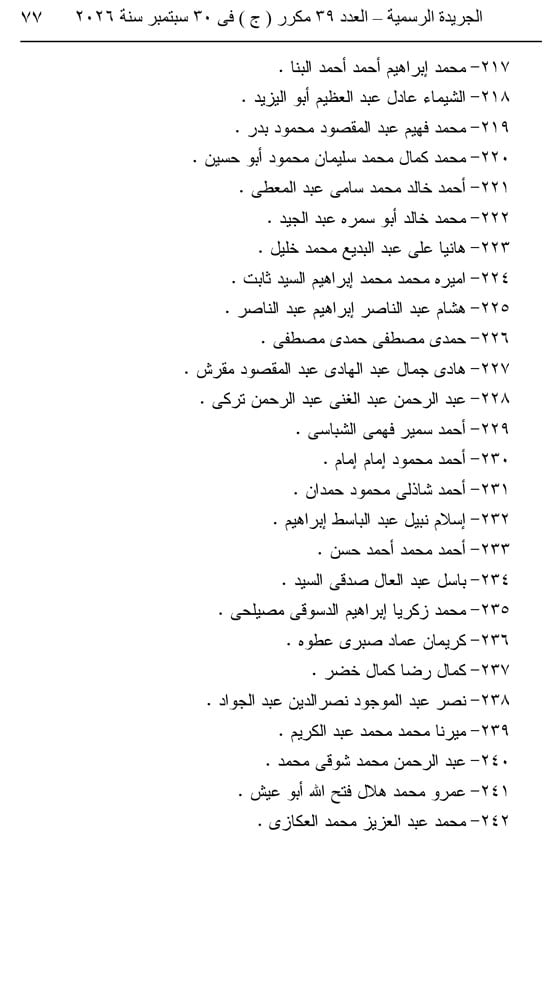 قرار جمهوري  (77)
