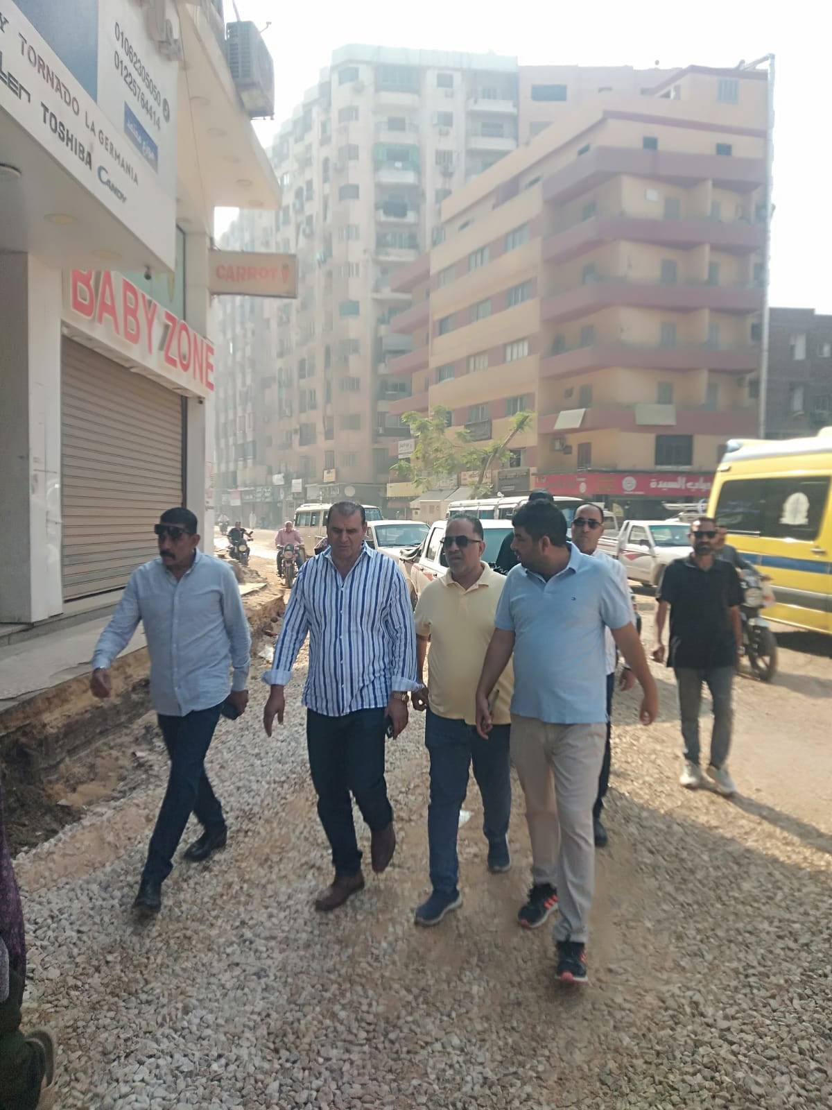 تحركات ميدانية لتطوير شوارع بولاق الدكرور تحركات ميدانية لتطوير شوارع بولاق الدكرور