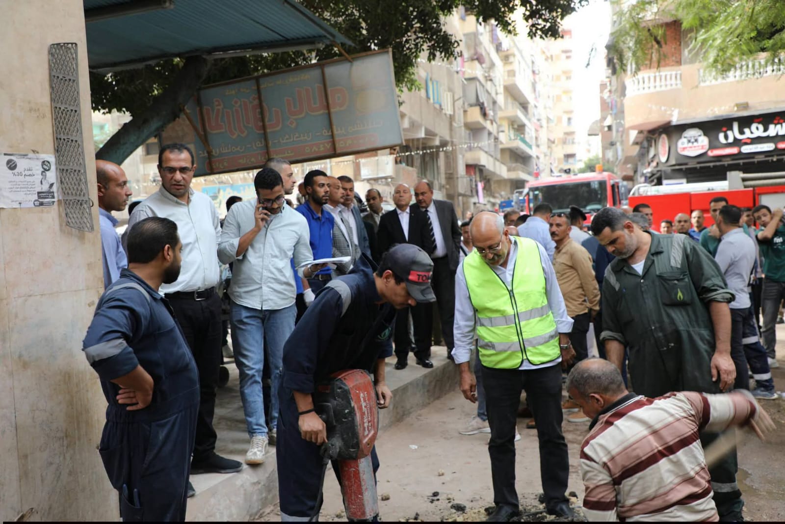 استمرار البحث عن مفقودين بعقار حدائق القبة المنهار (6)