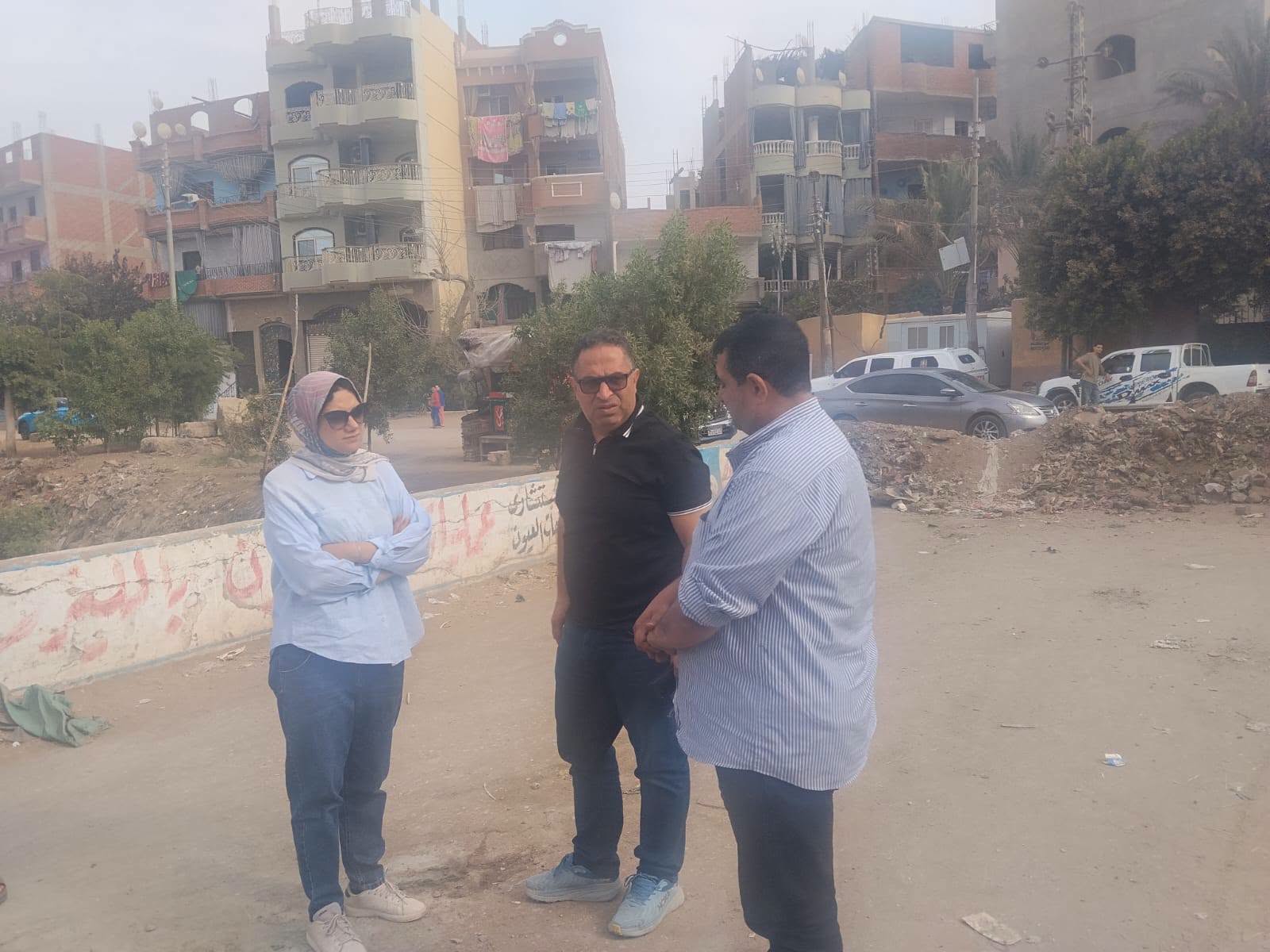 خلال معاينة الكوبري