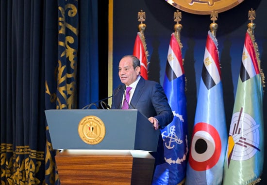 الرئيس السيسي خلال الندوة التثقيفية للقوات المسلحة