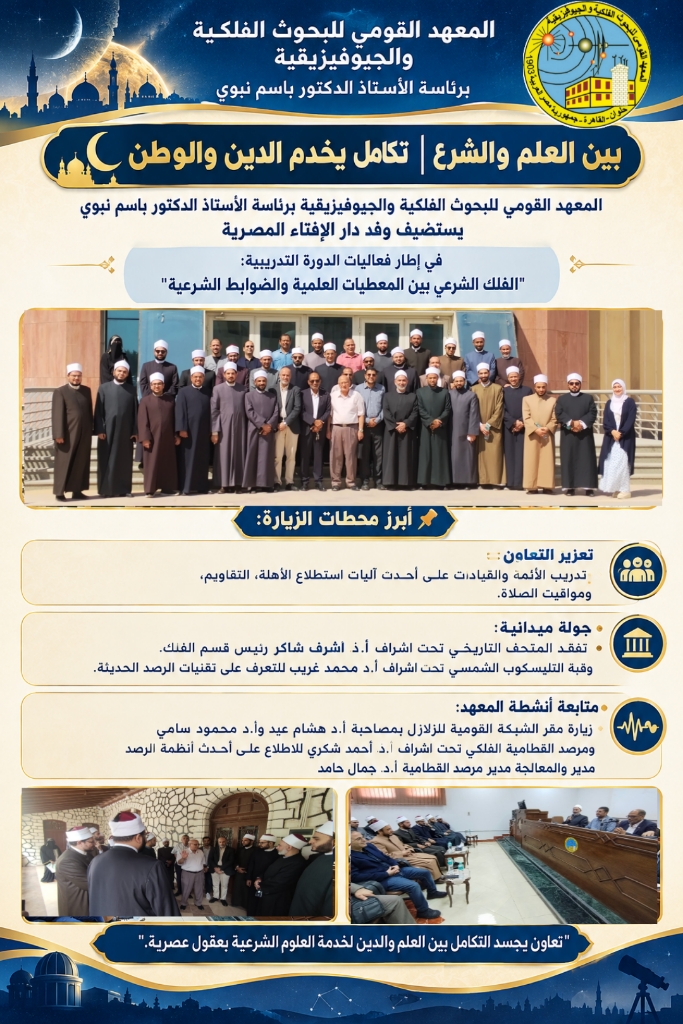المعهد القومى للبحوث الفلكية المعهد القومى للبحوث الفلكية