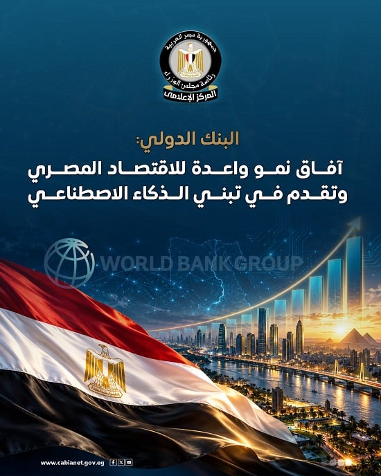 البنك الدولي يرفع توقعاته لنمو الاقتصاد المصري
