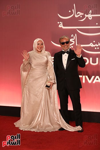 شريف منير وابنته اسما بالحجاب