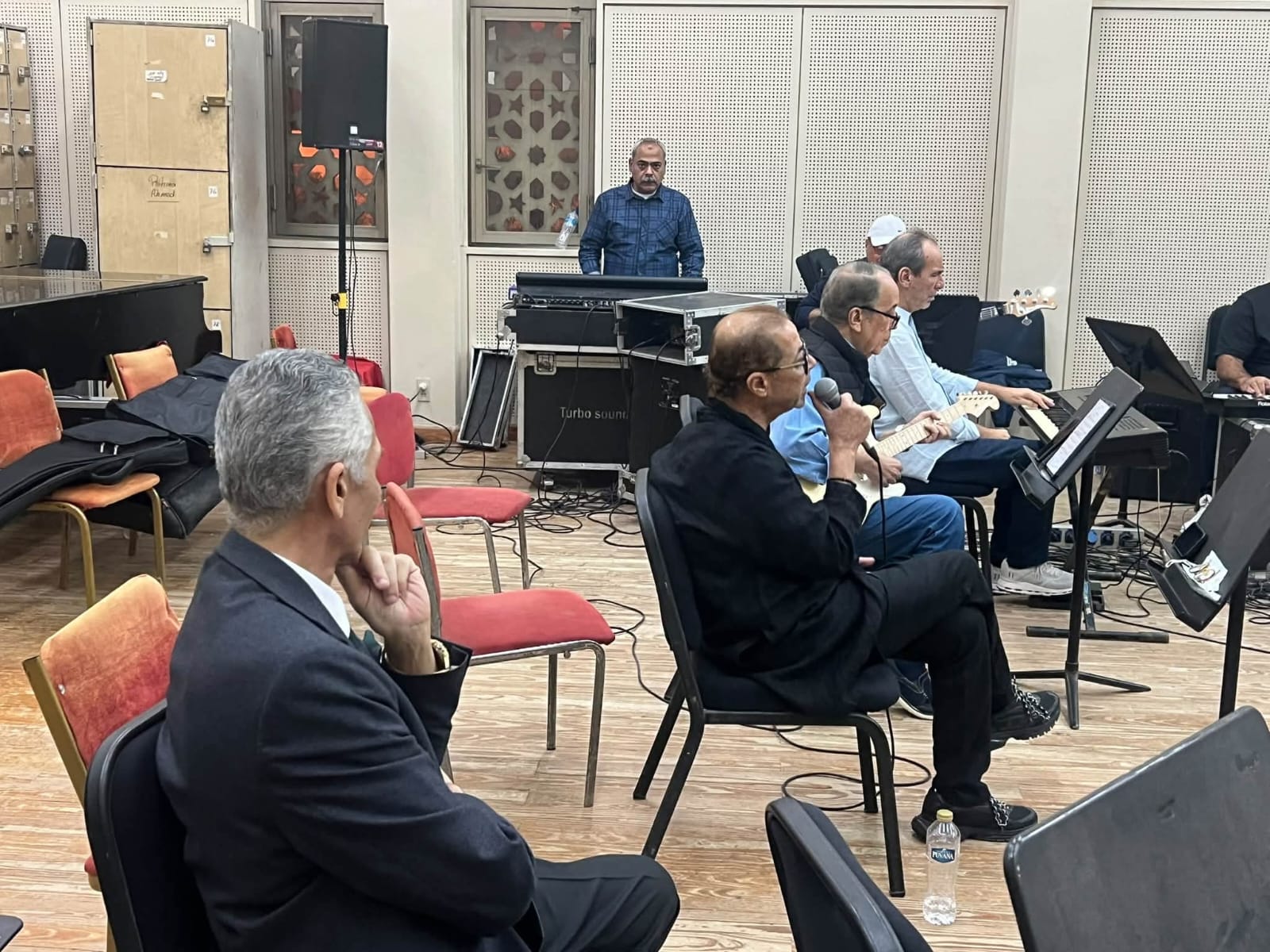 بروفات حفل مدحت صالح