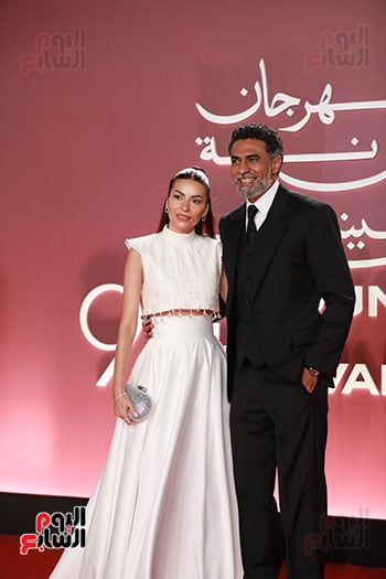 محمد علاء وزوجته