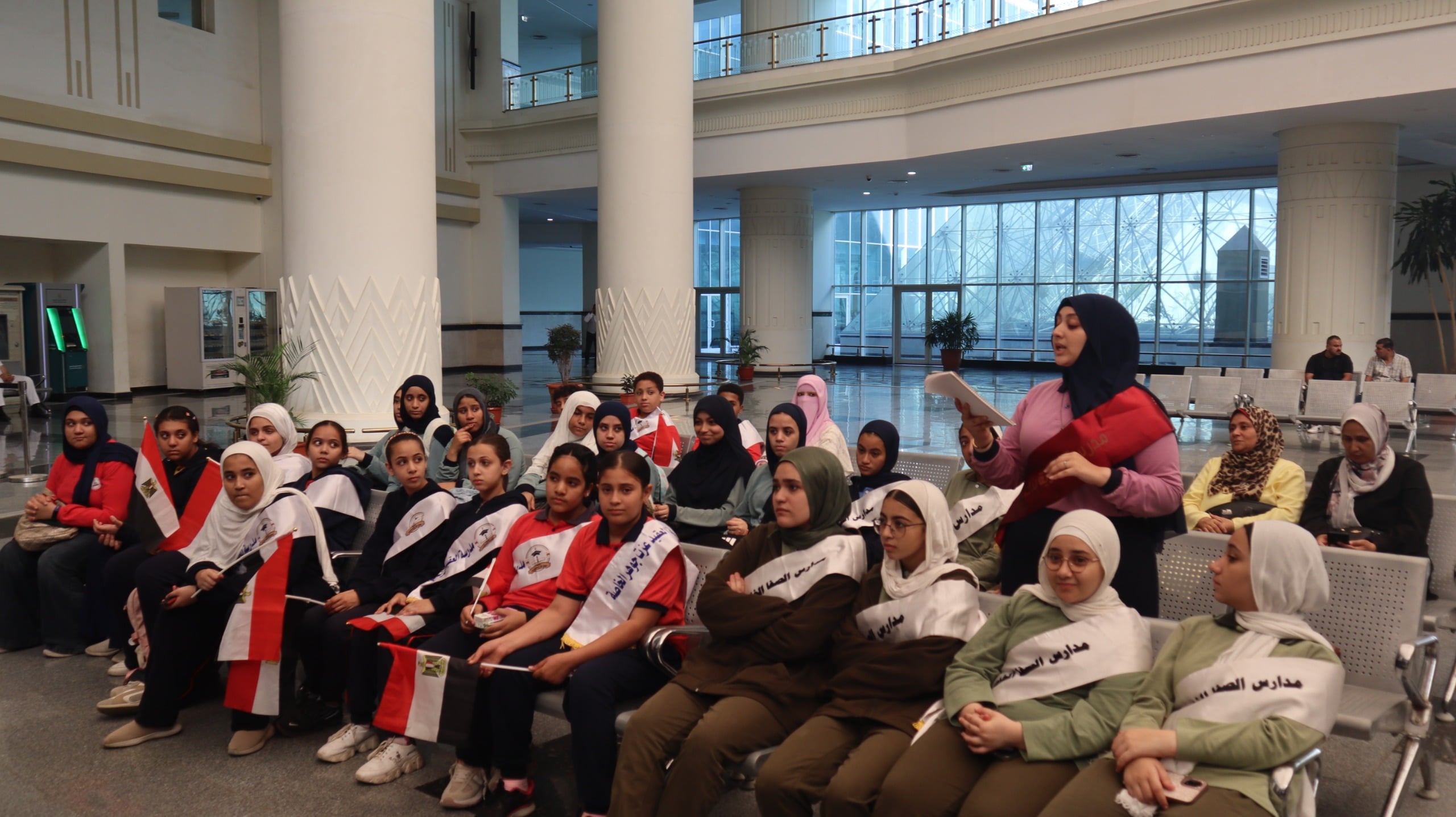 زيارات ميدانية لطلاب المدارس لمحطة بشتيل زيارات ميدانية لطلاب المدارس لمحطة بشتيل