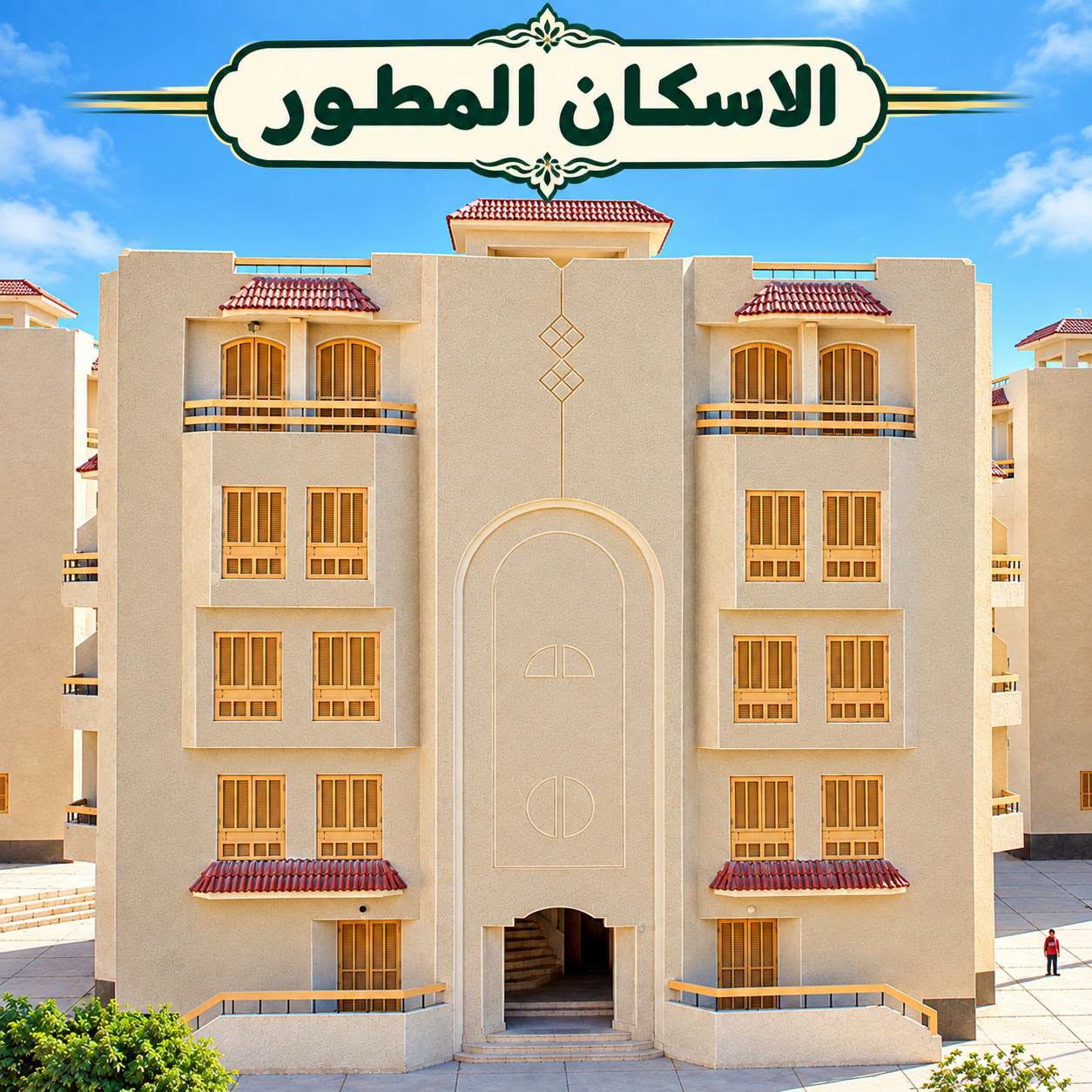مبانى الإسكان المطور بمدينة طيبة الجديدة