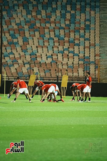 مران منتخب مصر باستاد القاهرة