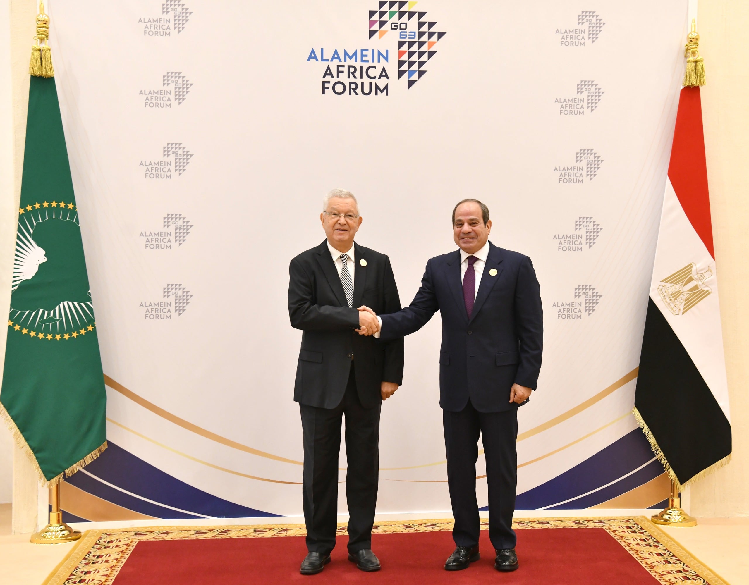 الرئيس السيسى يفتتح منتدى العلمين أفريقيا للأعمال (8)