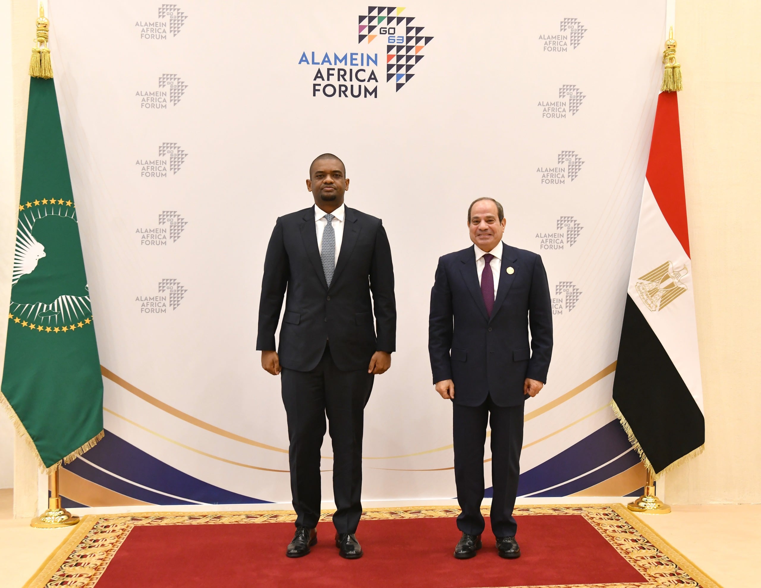 الرئيس السيسى يفتتح منتدى العلمين أفريقيا للأعمال (9)