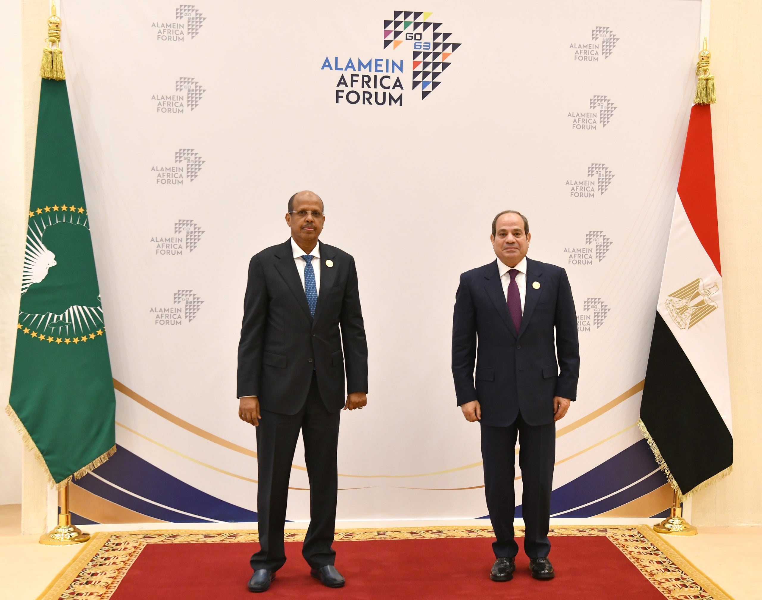 الرئيس السيسى يفتتح منتدى العلمين أفريقيا للأعمال (13)