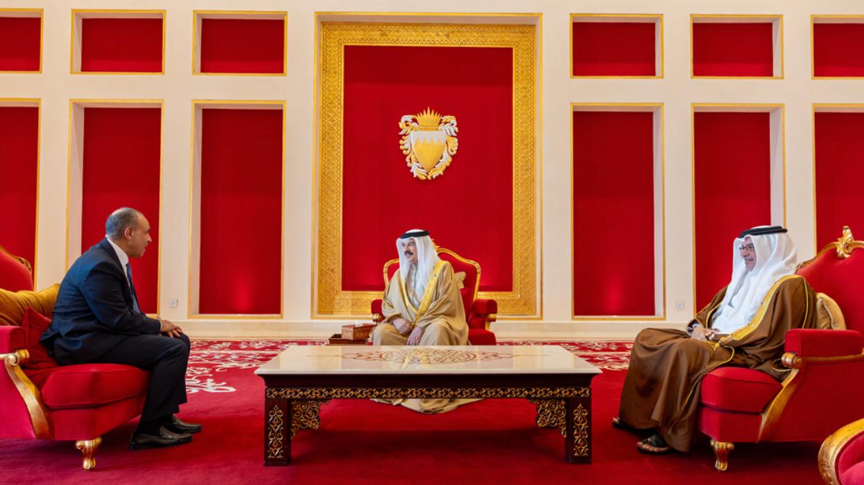 وزير الخارجية وولى عهد البحرين 2