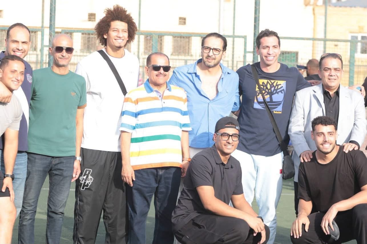 جانب من حضور أحمد الأحمر و على زين