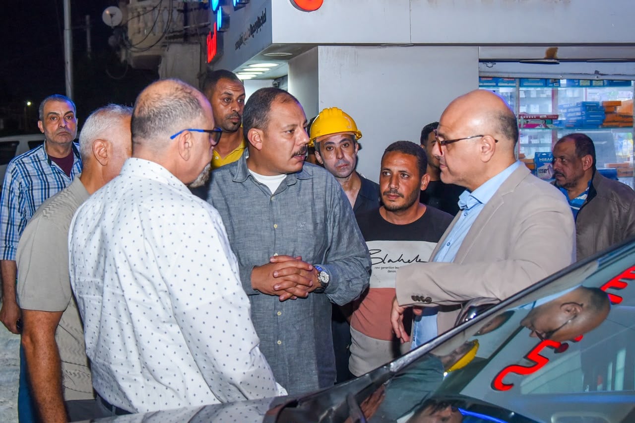 إخلاء عقار مائل بالإسكندرية (4)