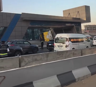 الحادث أعلى دائري المعادي الحادث أعلى دائري المعادي