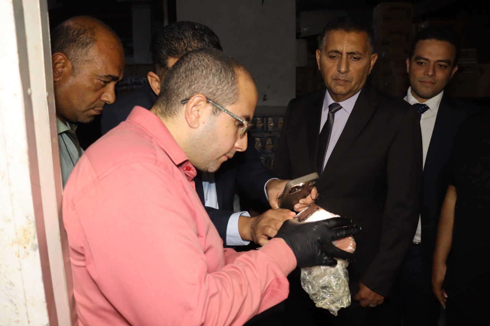 فحص المضبوطات
