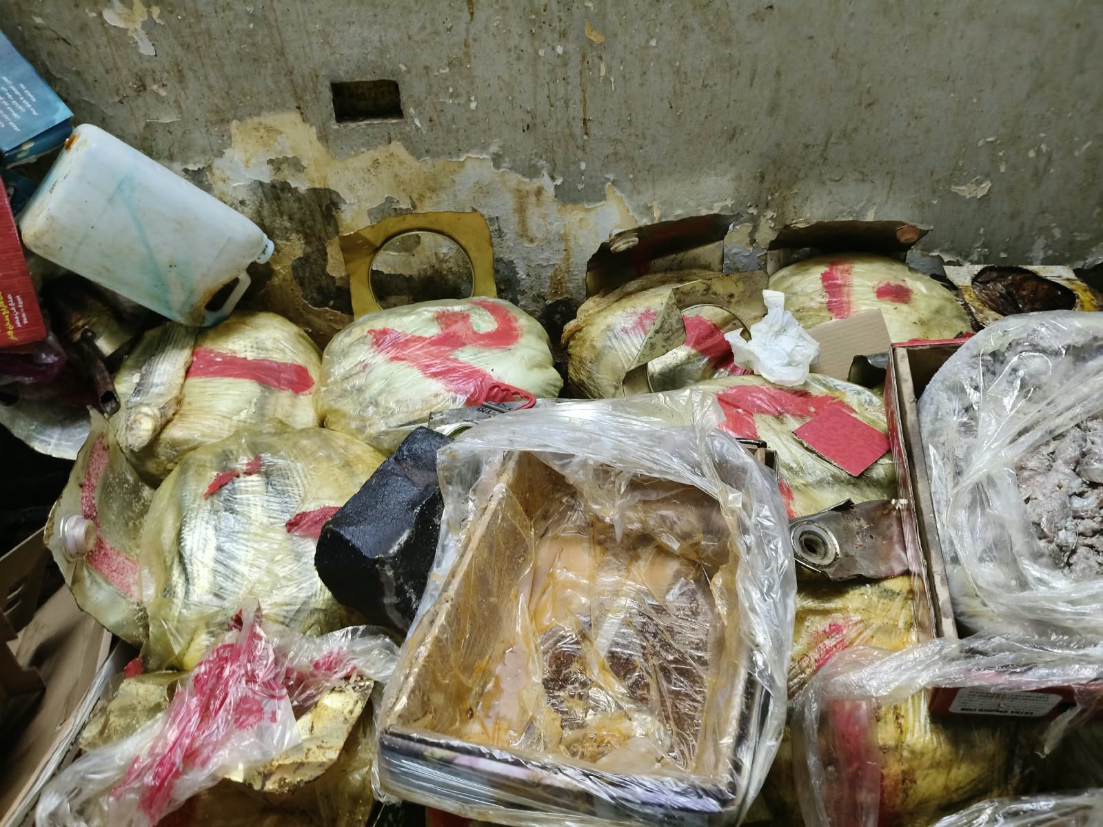 المضبوطات بالحملة