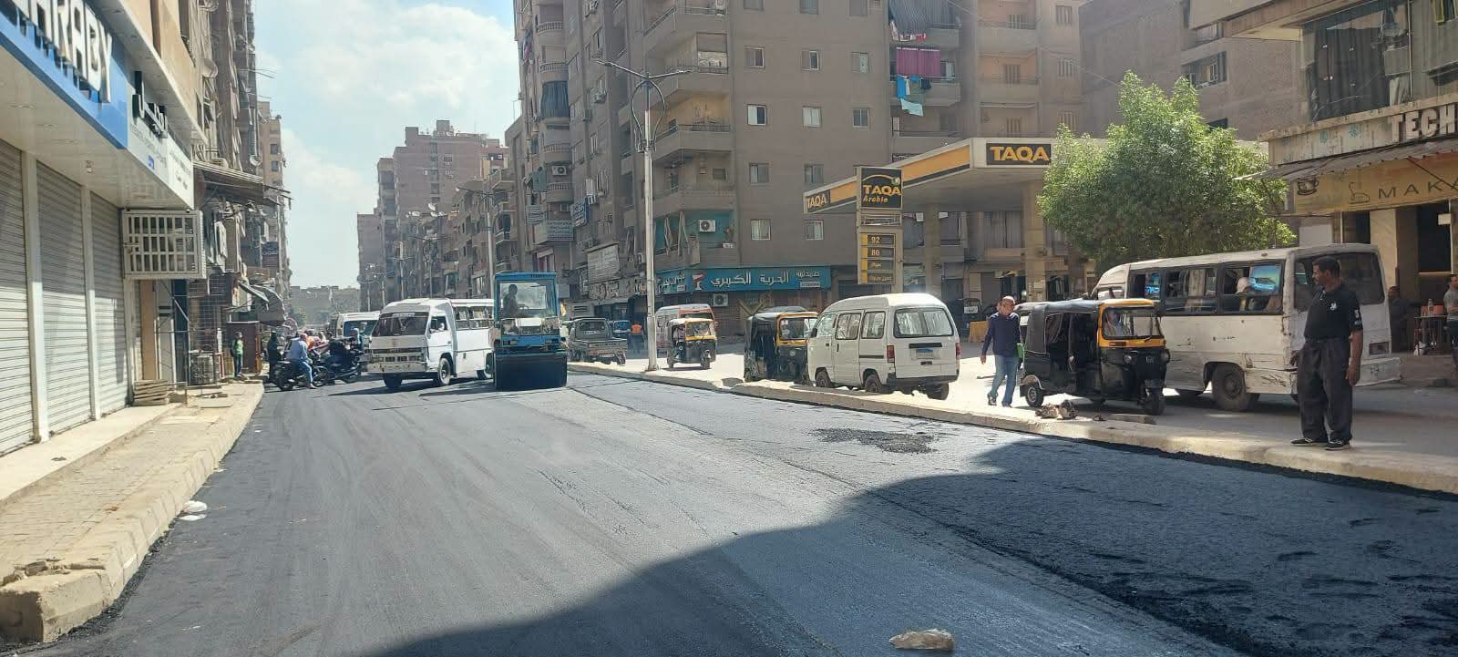 تطوير ورفع كفاءة ورصف شارع ناهيا بحي بولاق الدكرور (1)