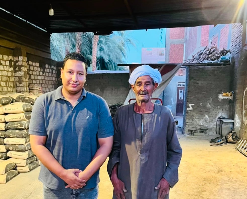 الحاج عبد الغنى مع محرر اليوم السابع الحاج عبد الغنى مع محرر اليوم السابع