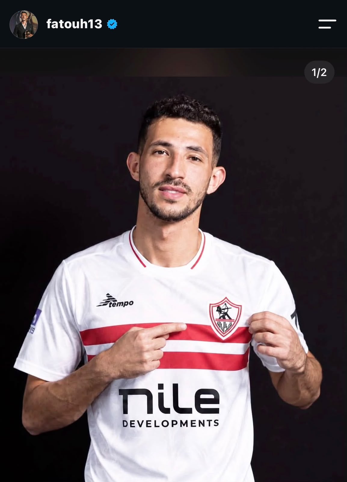احمد فتوح على انستجرام