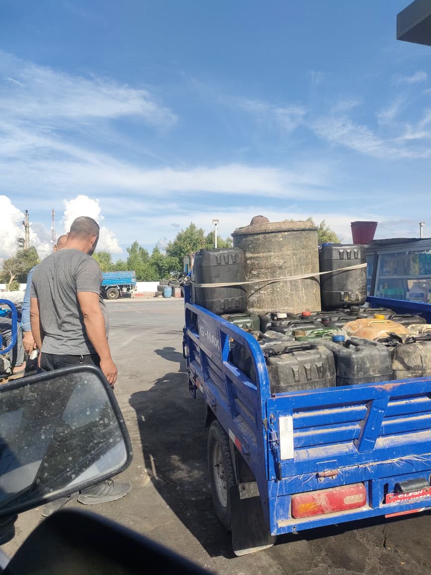 ضبط 340 لترًا من المواد البترولية