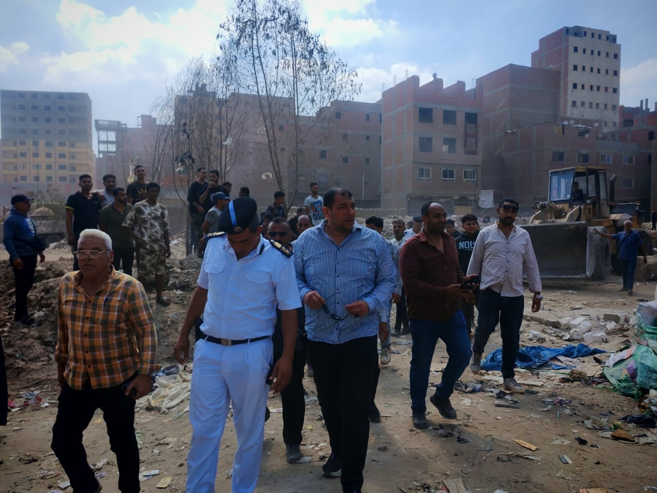 حملة مكبرة على أماكن فرز المخلفات في أوسيم حملة مكبرة على أماكن فرز المخلفات في أوسيم