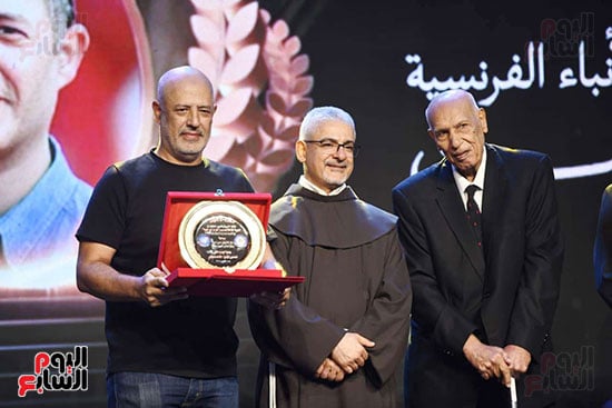 تكريم خالد دسوقى خلال المؤتمر تكريم خالد دسوقى خلال المؤتمر