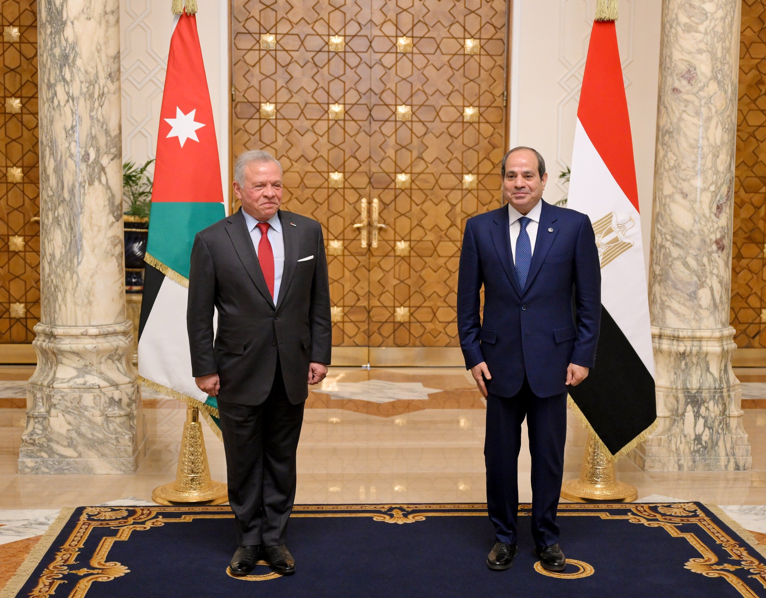 الرئيس السيسى وملك الأردن (2)