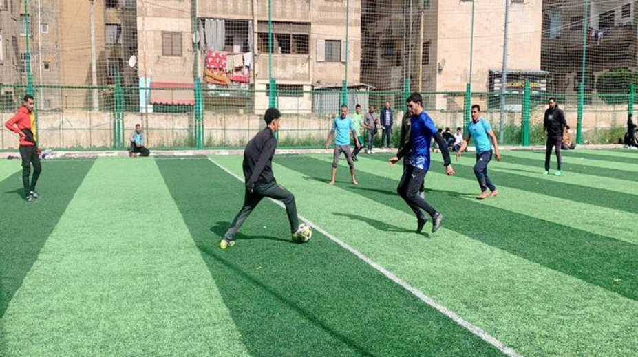 أحد ملاعب الكرة الخماسي