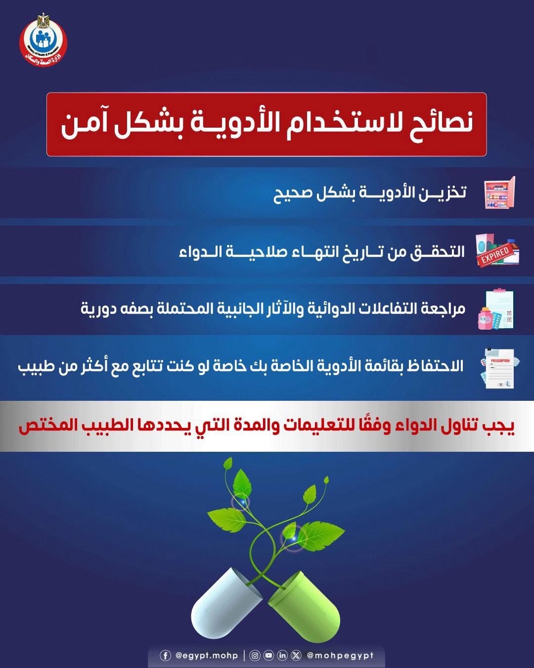  نصائح هامة حول استخدام الأدوية