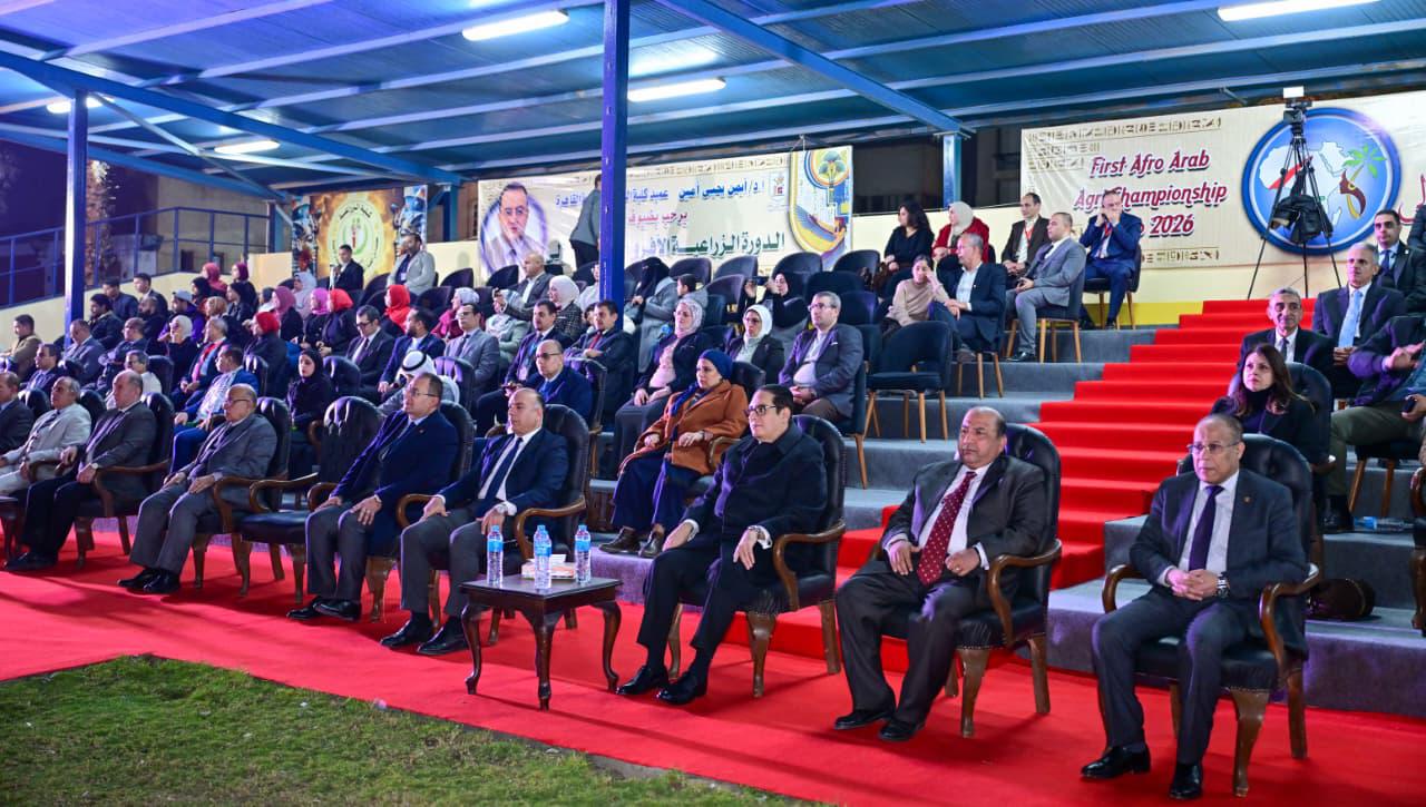 جانب من مشاركة الدكتور محمد سامي عبدالصادق رئيس جامعة القاهرة