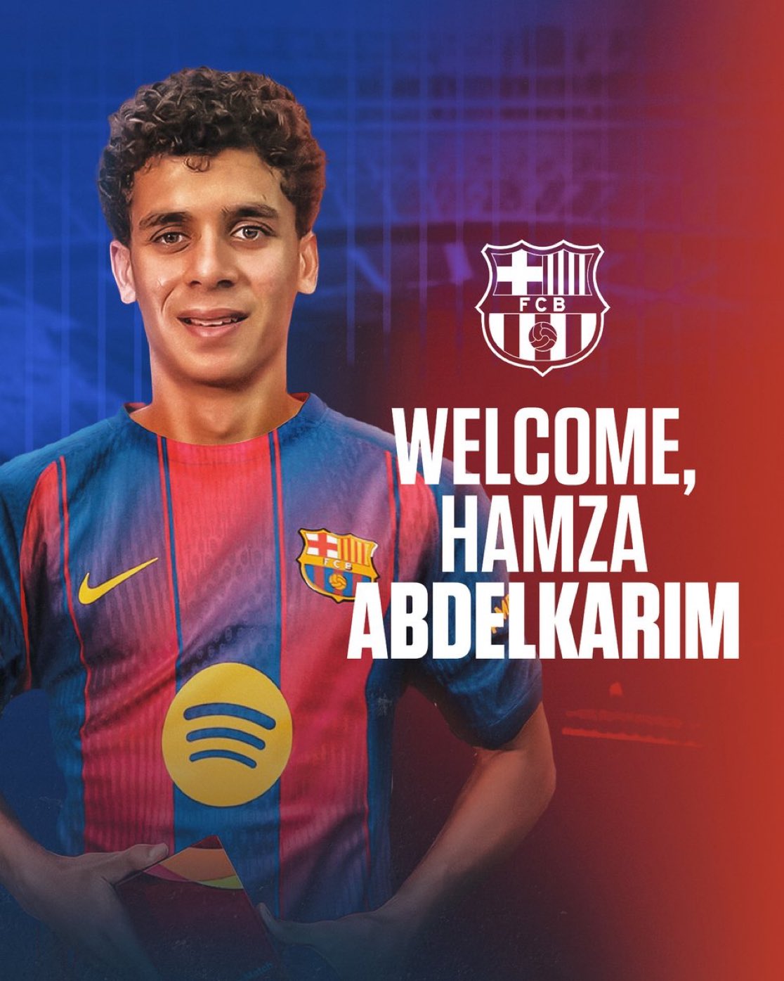 حمزة عبد الكريم مهاجم برشلونة