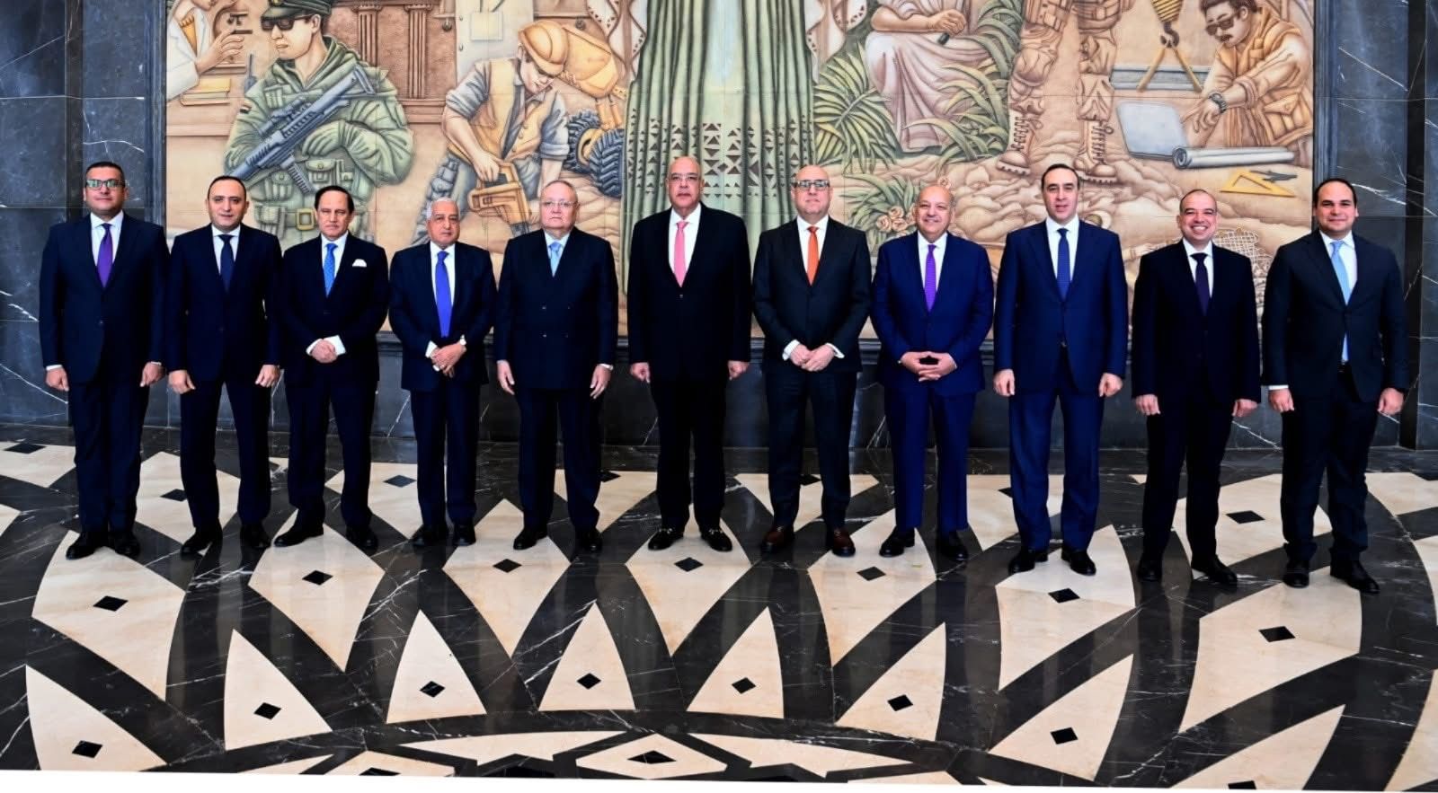 رئيس مجلس النواب يستقبل رئيس مجلس الدولة في زيارة تهنئة رسمية بالعاصمة الجديدة (4)