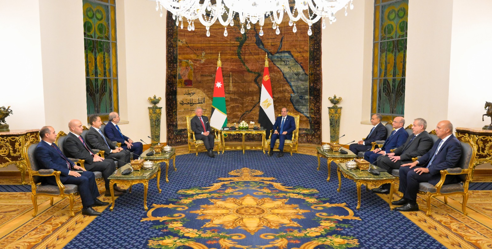 الرئيس السيسى وملك الأردن (6)