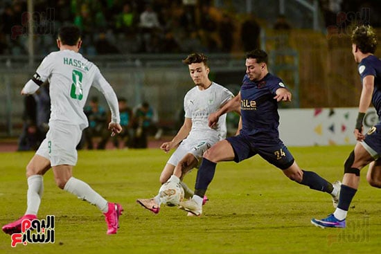 مباراة الزمالك والمصري في الكونفدرالية (1)